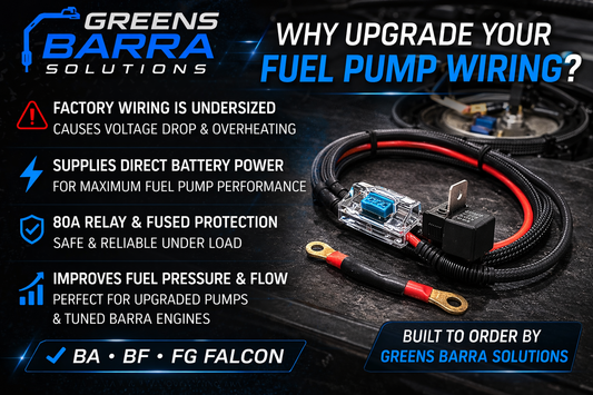 Barra Fuel Pump Upgrade Wiring Loom