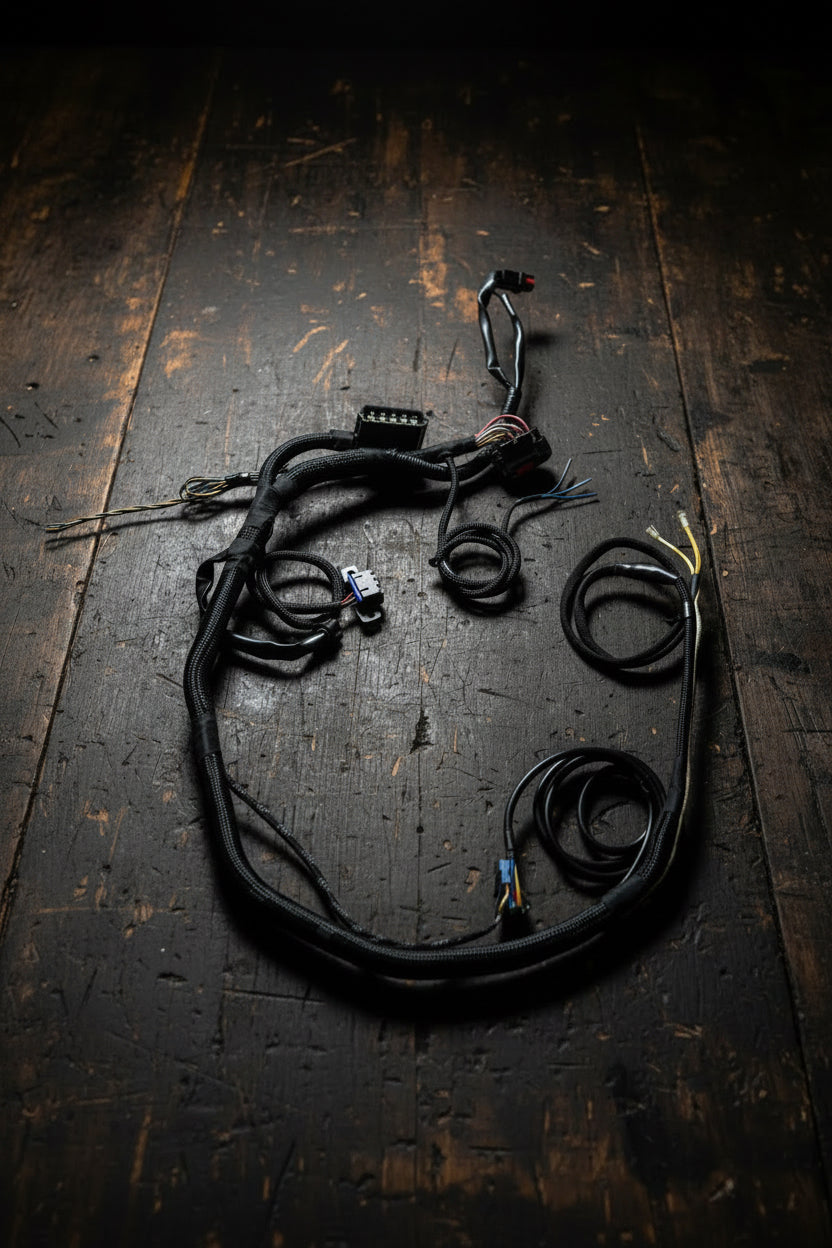 Custom Barra conversion loom by Greens Barra Solutions