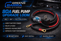 80A fuel pump upgrade wiring loom with relay and fuse